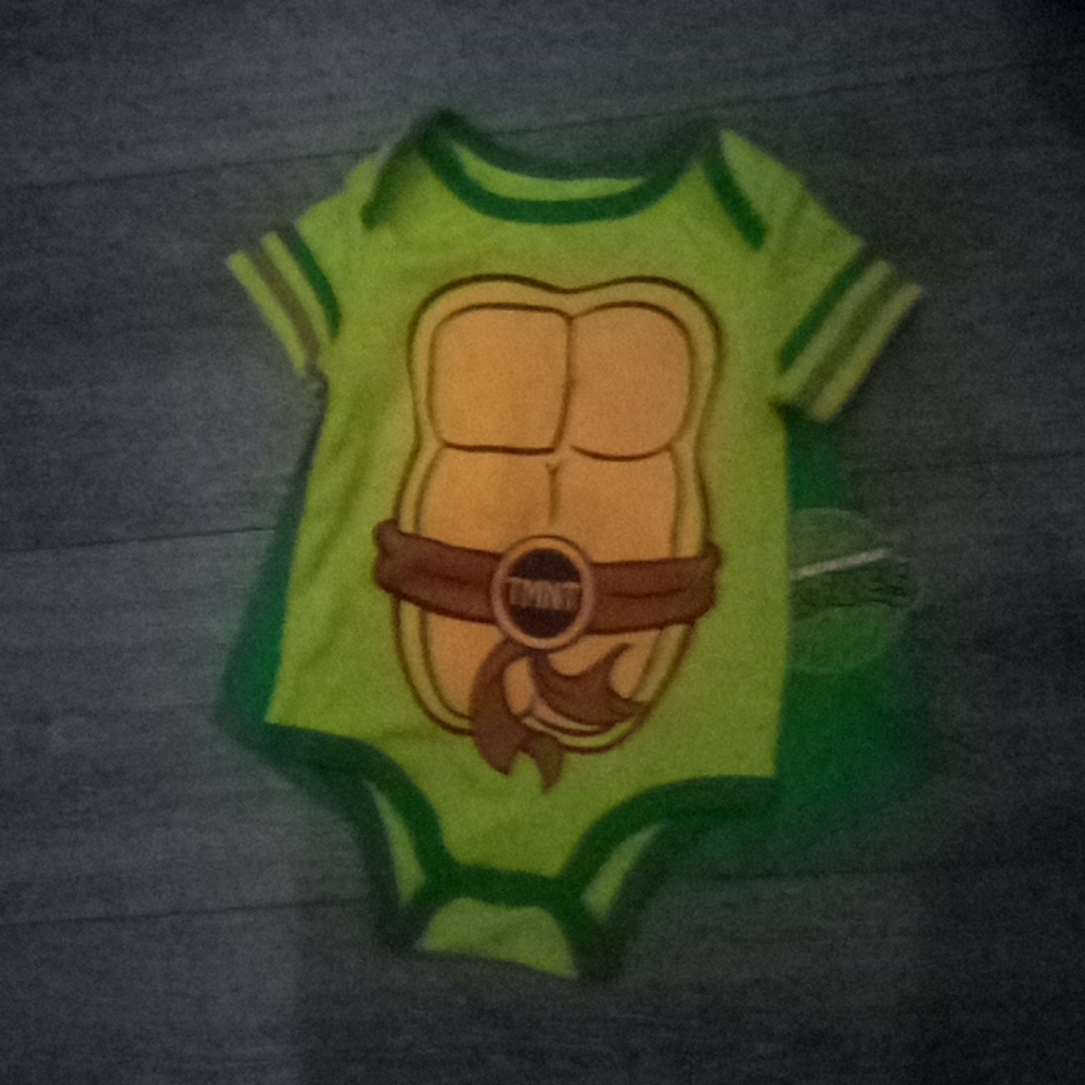 TMNT capped onesie